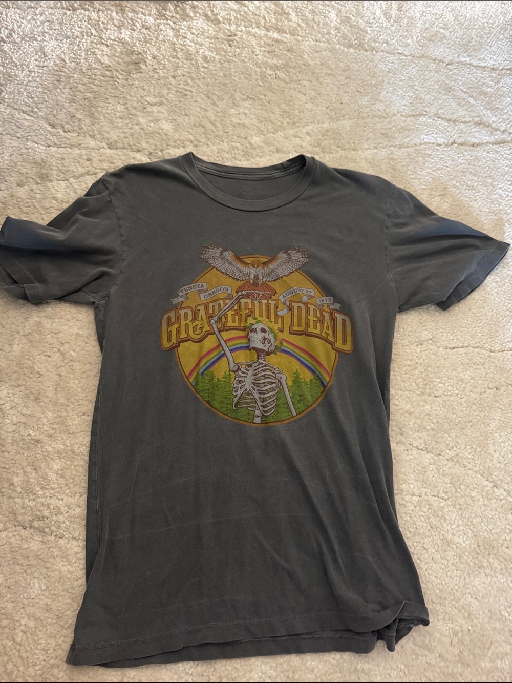 Grateful Dead Charcoal Short Sleeve Graphic Tee